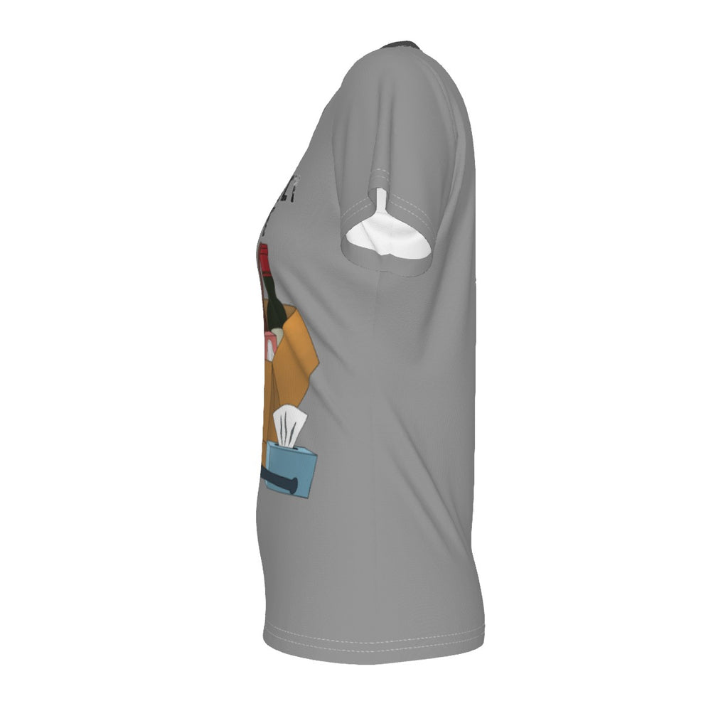 Bestie Emergency Response Kit - grey - V neck tee