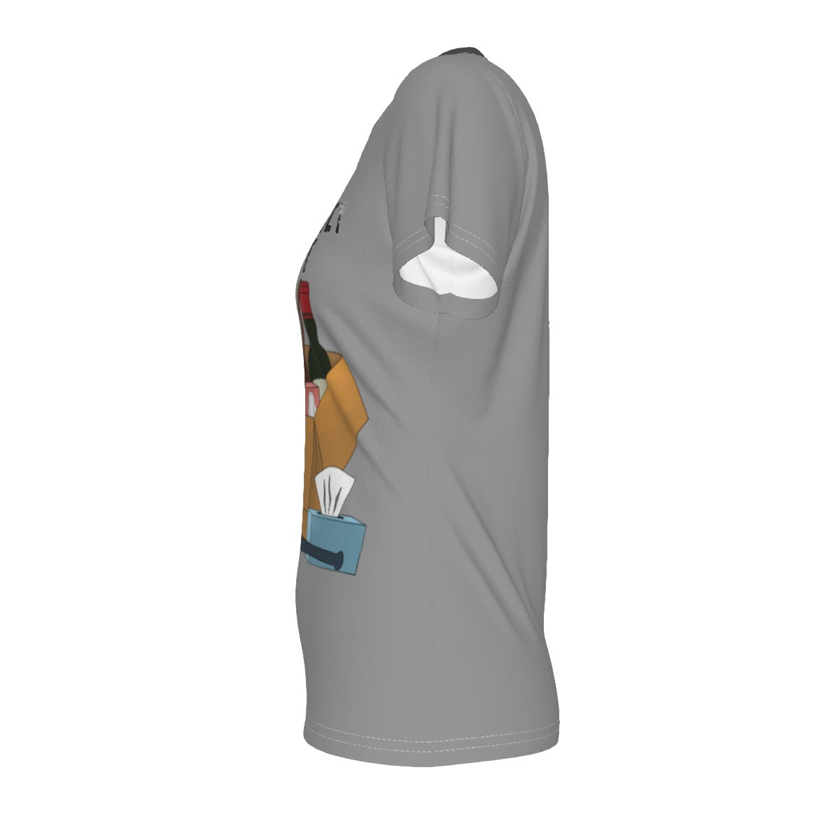 Bestie Emergency Response Kit - grey - V neck tee