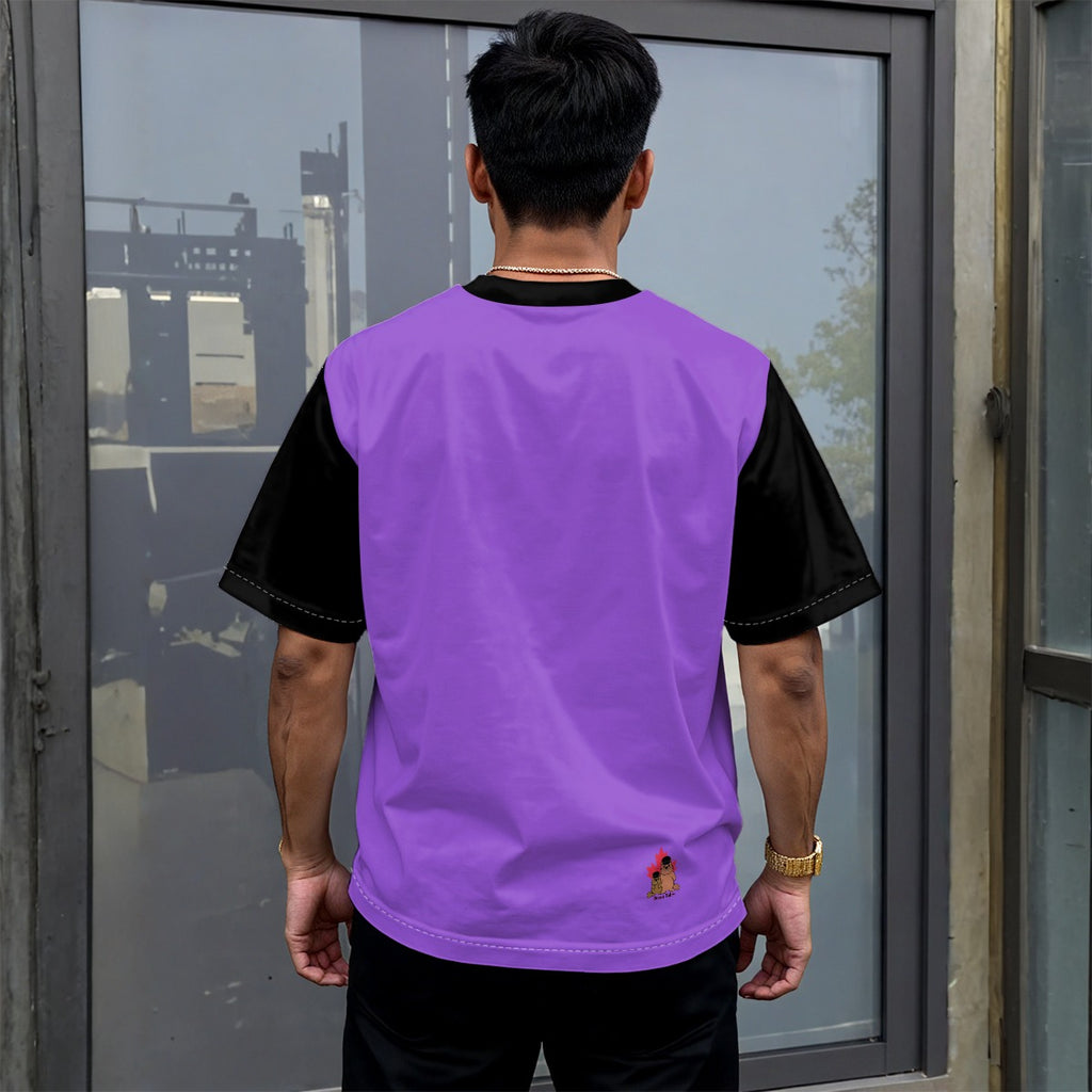 Finna Me - Non Binary - Unisex drop shoulder tee - purple