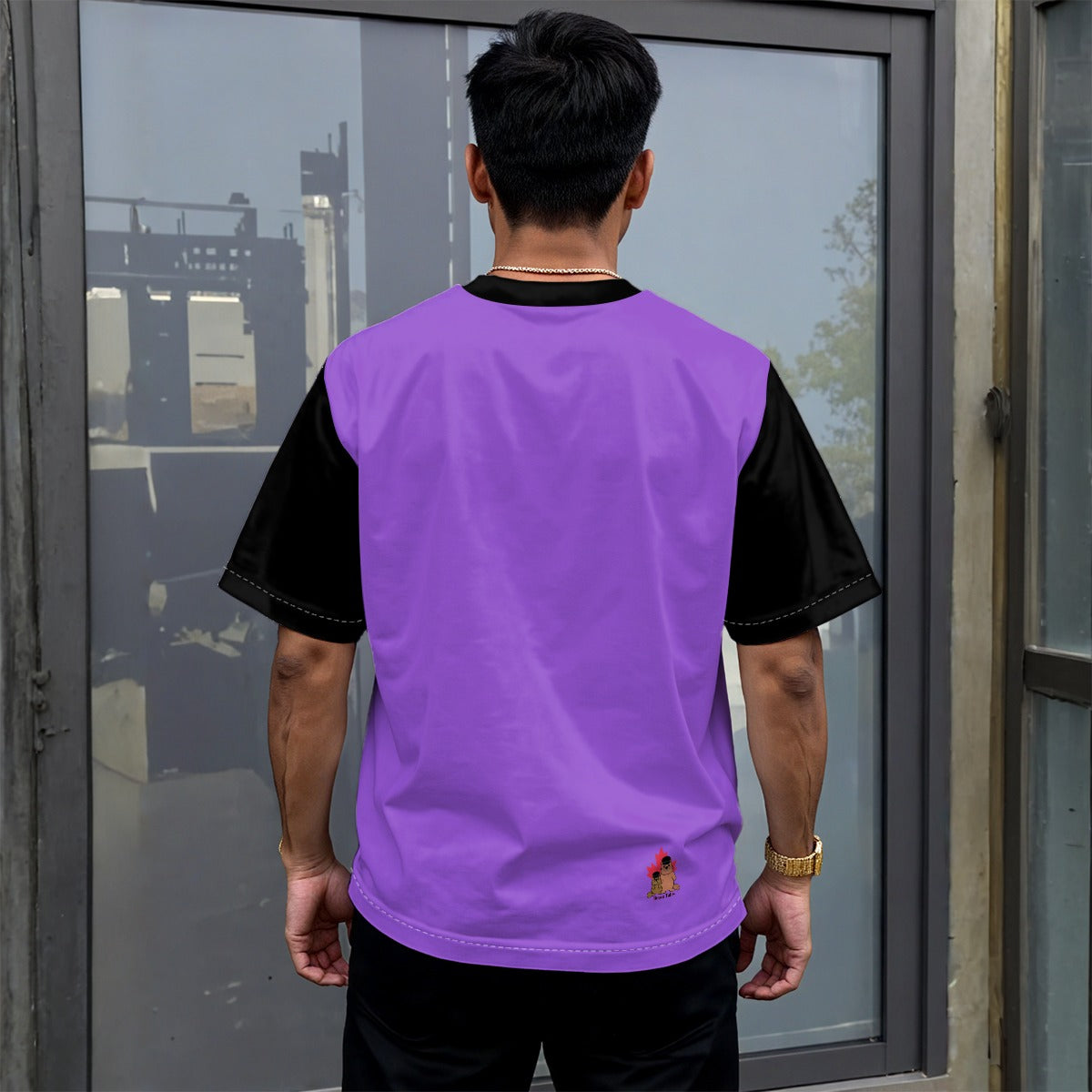 Finna Me - Non Binary - Unisex drop shoulder tee - purple