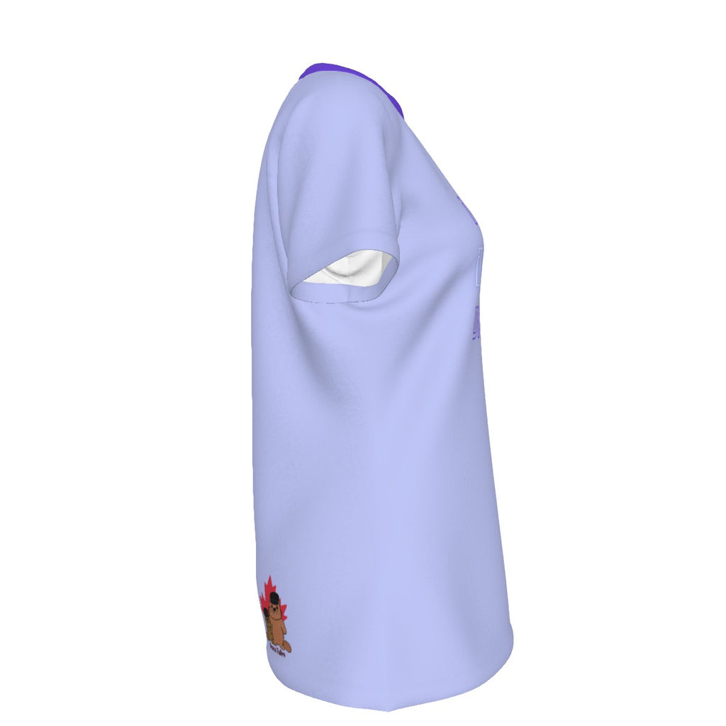 Invisible Disability - round neck - baby periwinkle