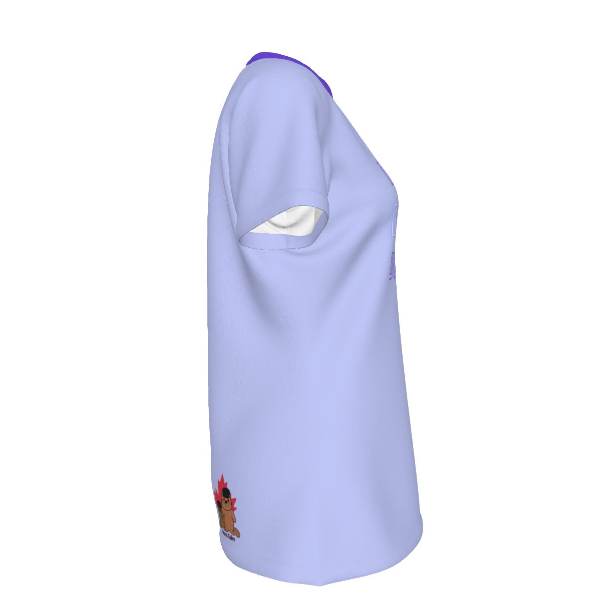 Invisible Disability - round neck - baby periwinkle