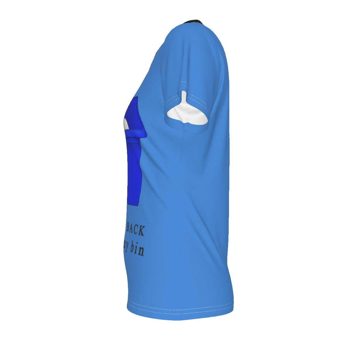 Loonie Bin - V neck tee - blue