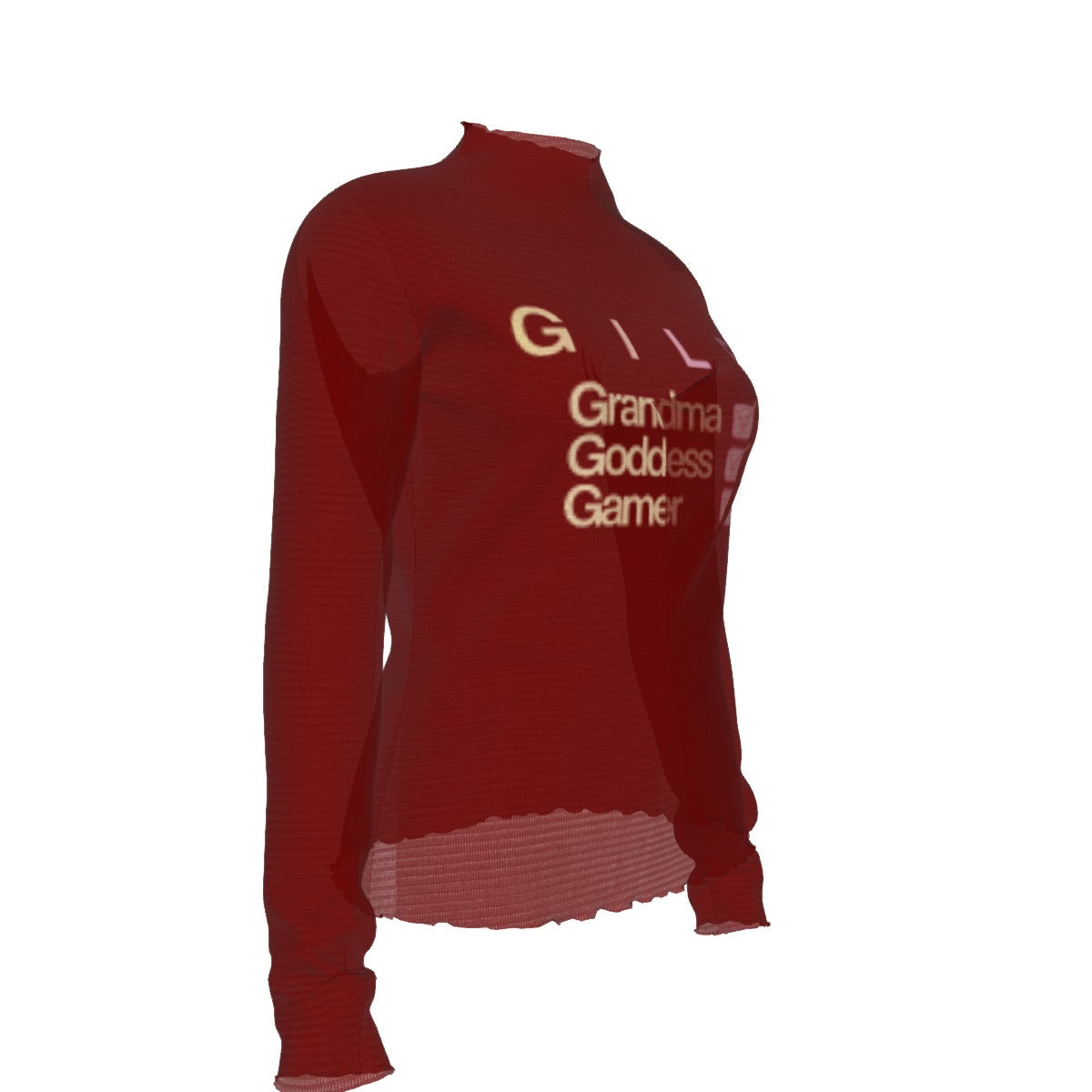 GILF - mesh - maroon