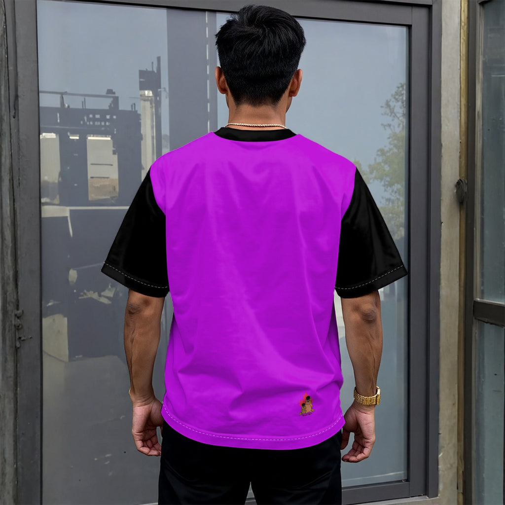 Finna Me - Gender Fluid - Unisex drop shoulder tee - purple