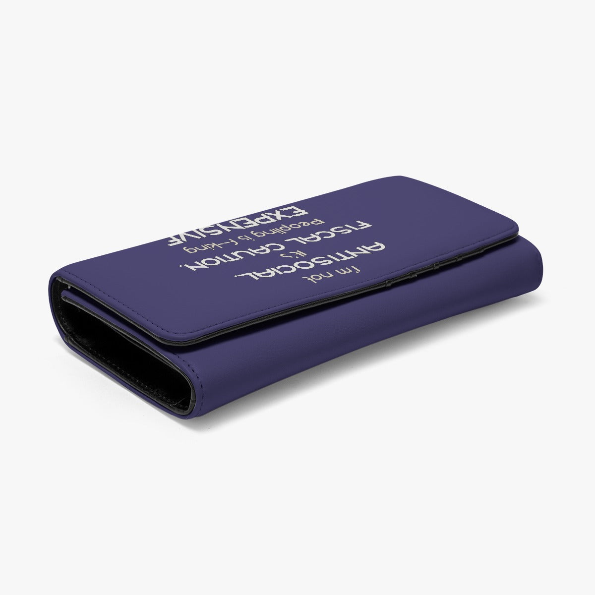 Antisocial - wallet - indigo
