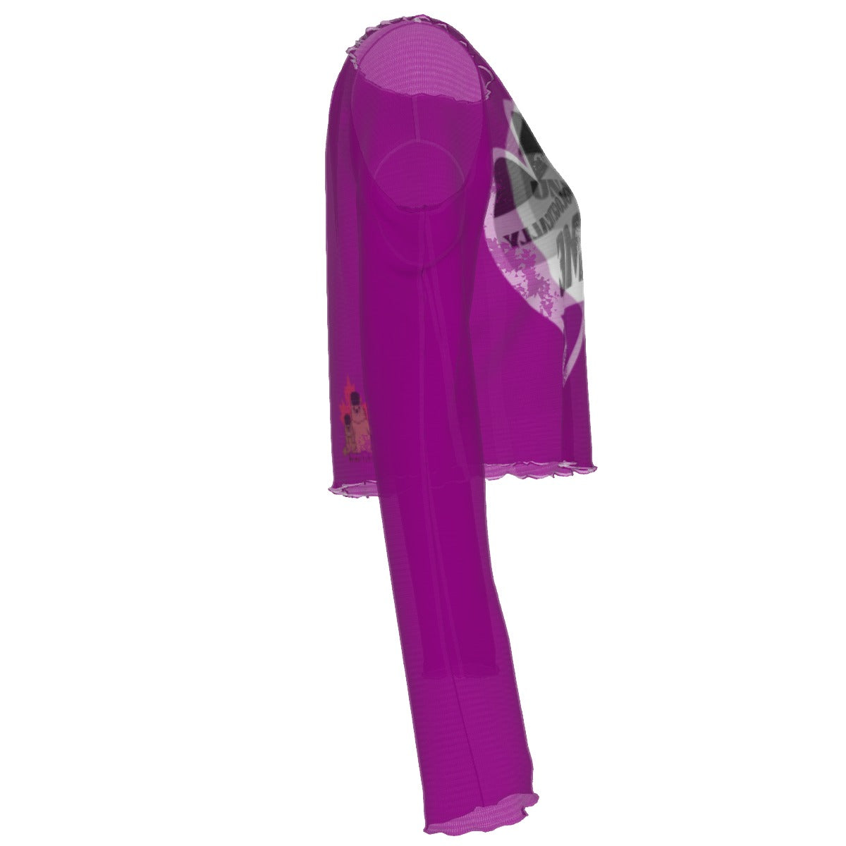 Pride - Asexual - mesh - purple