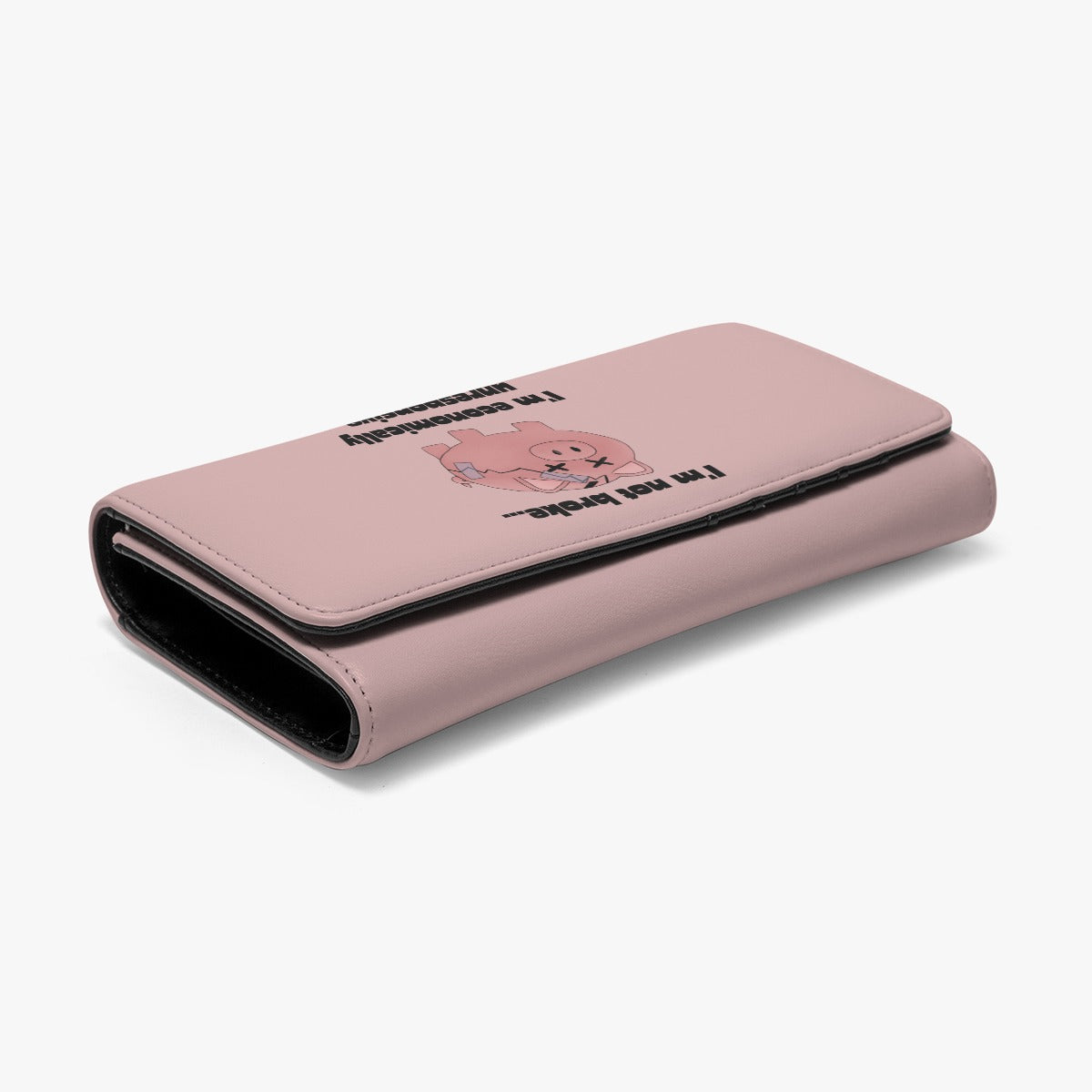 Piggy Bank - wallet - pink.