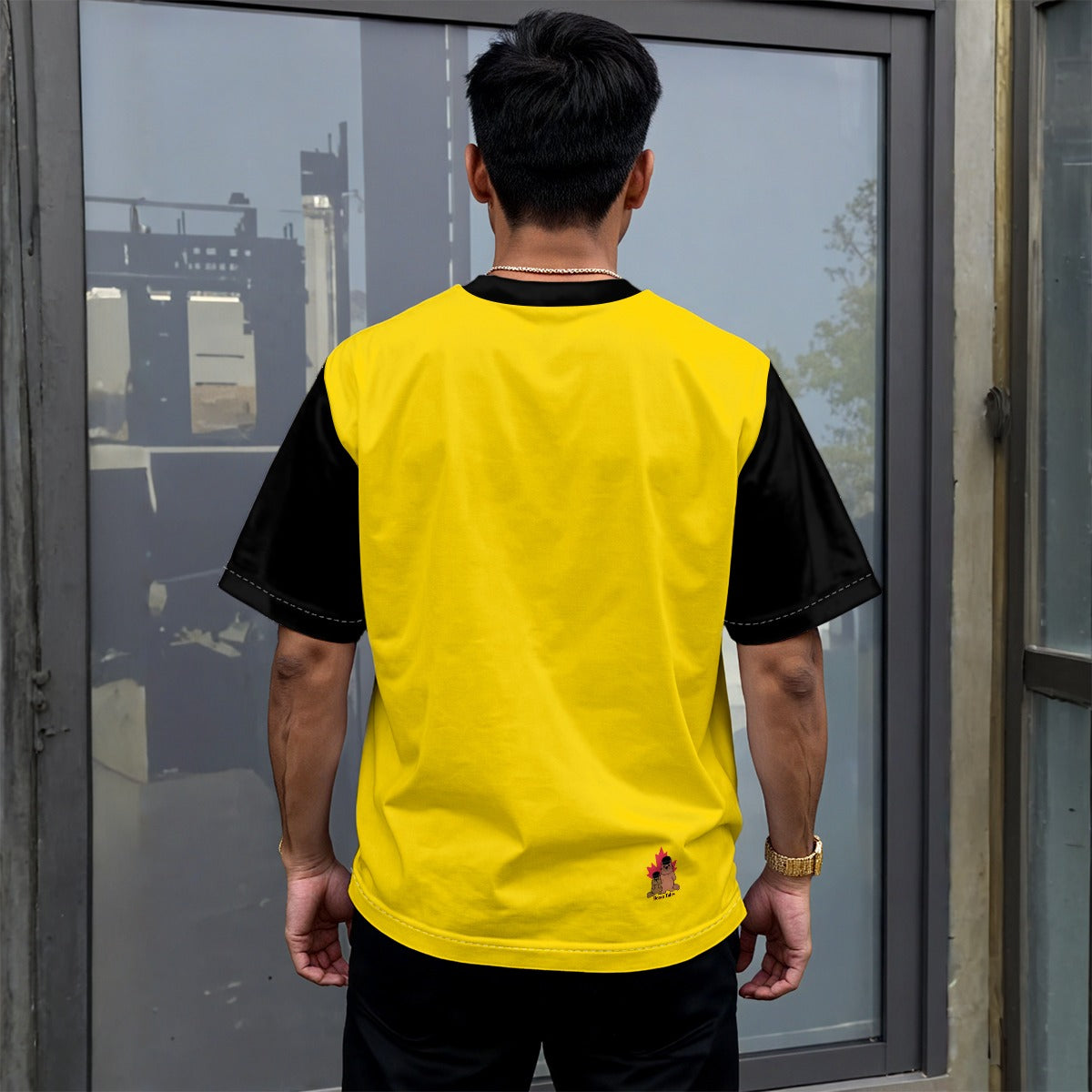 Pride - Intersex - Unisex drop shoulder tee - yellow
