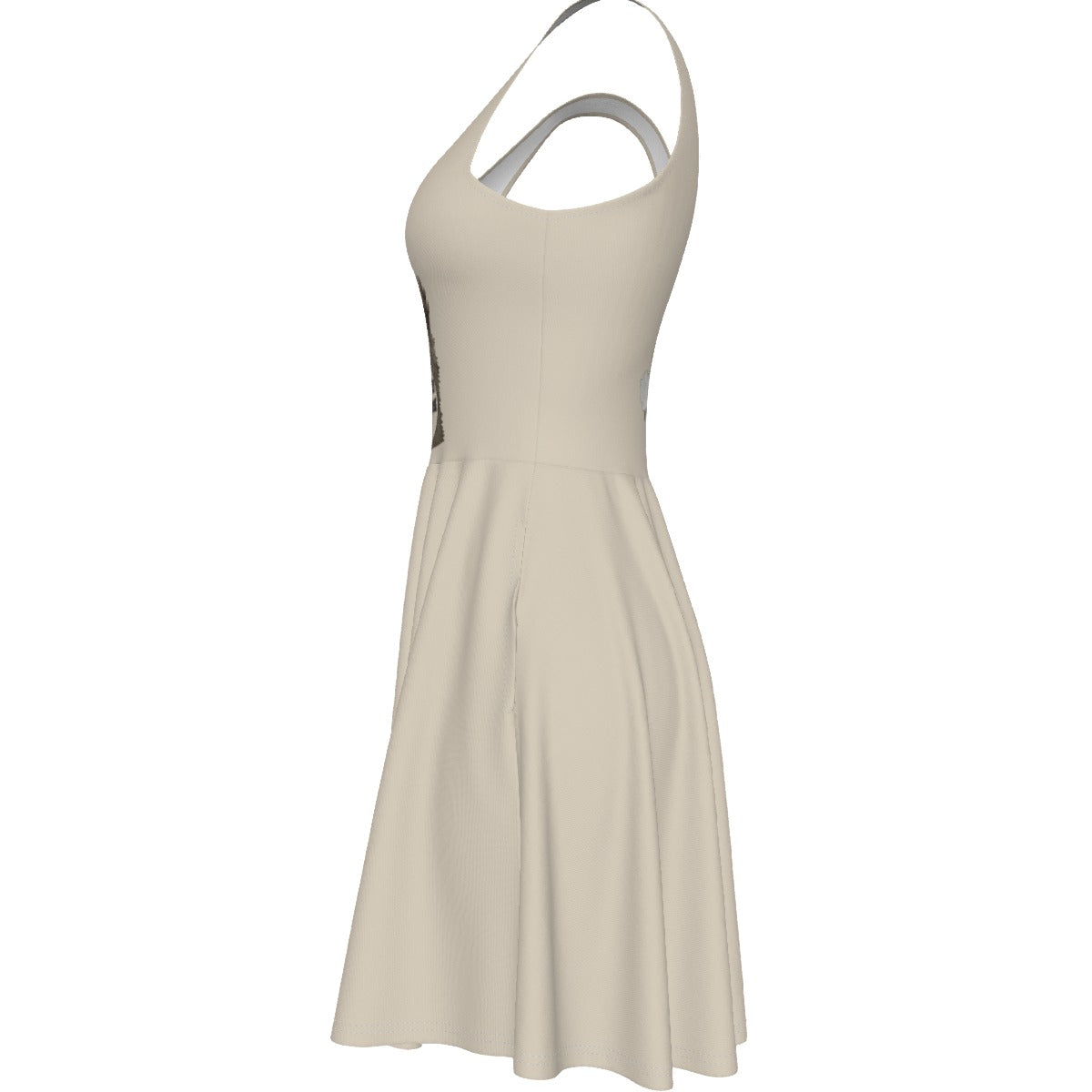Trash Princess - tank vest dress - tan