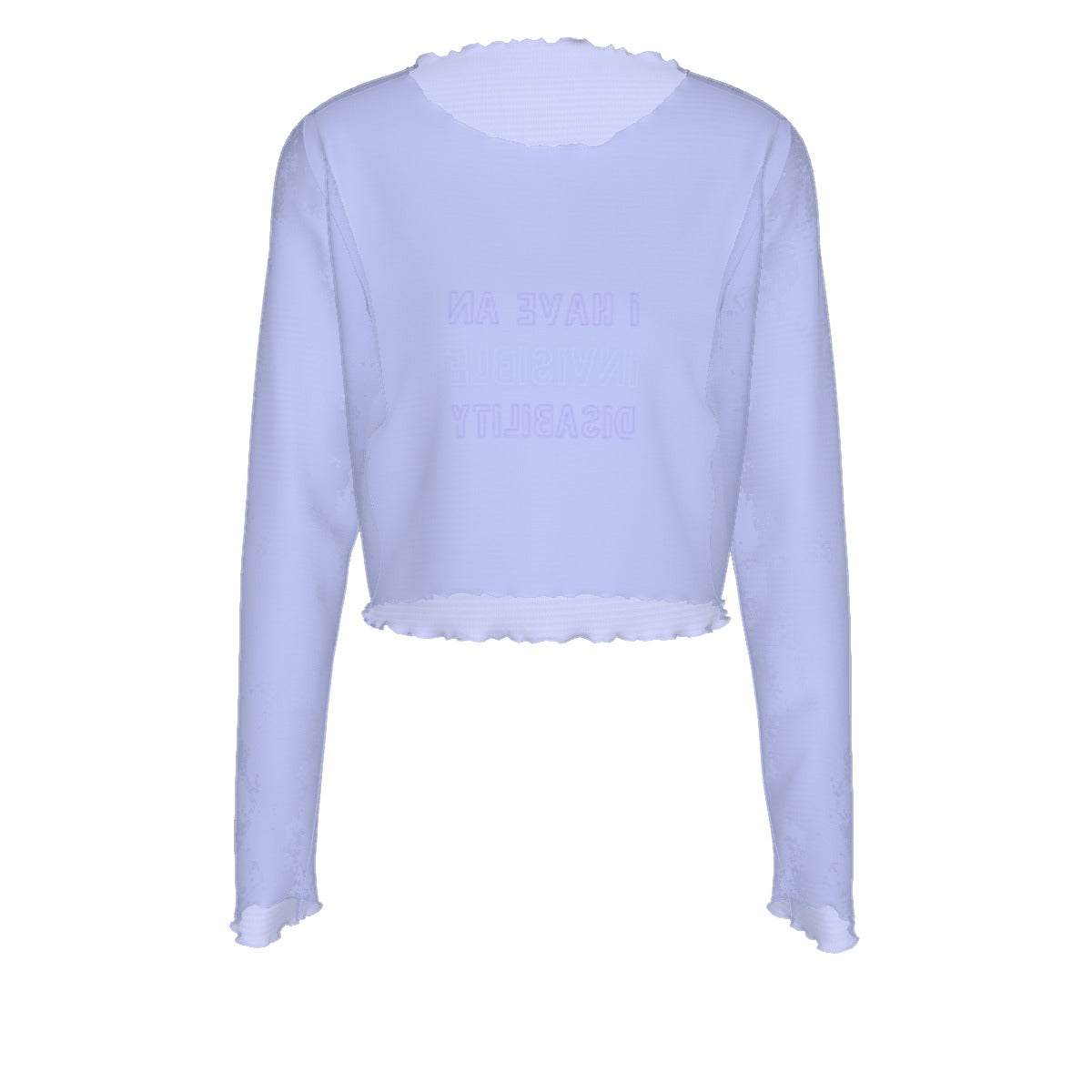 Invisible Disability - mesh - baby periwinkle