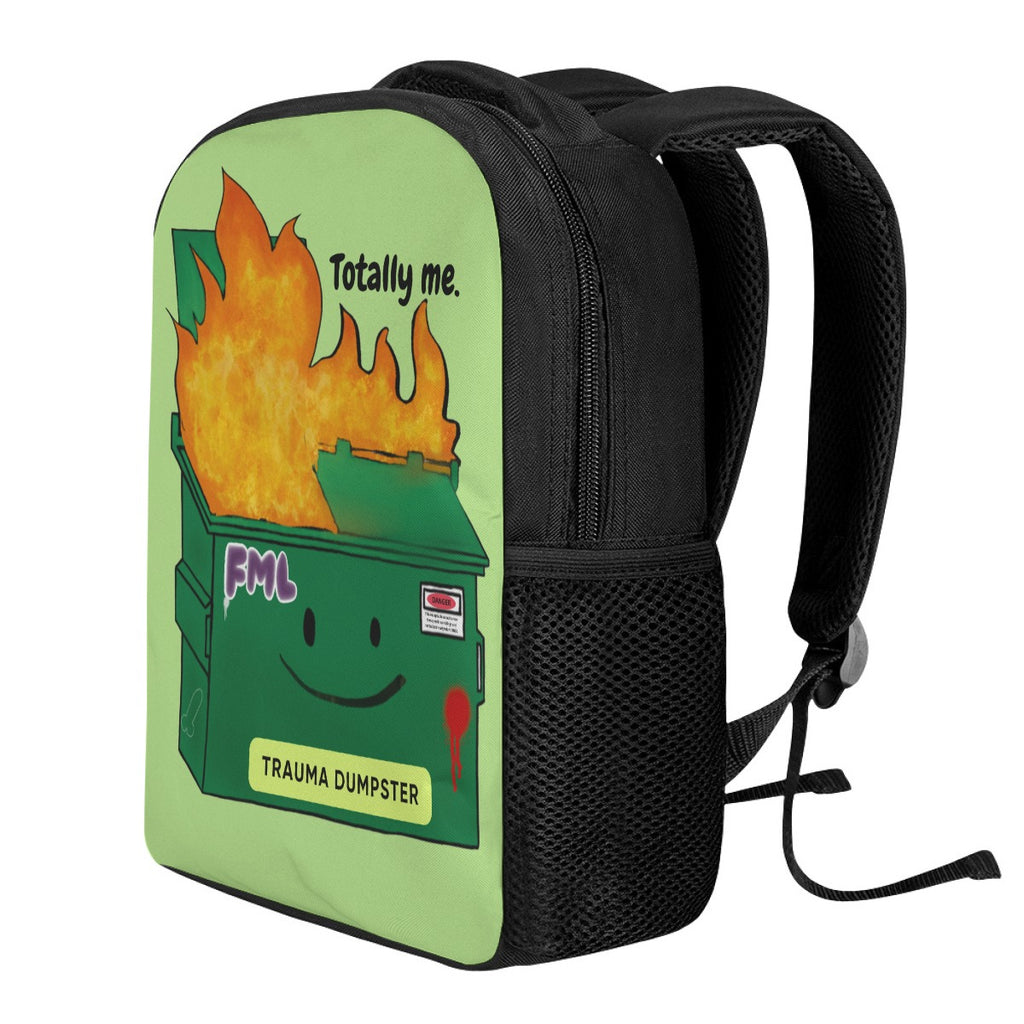 Trauma Dumpster Fire - backpack
