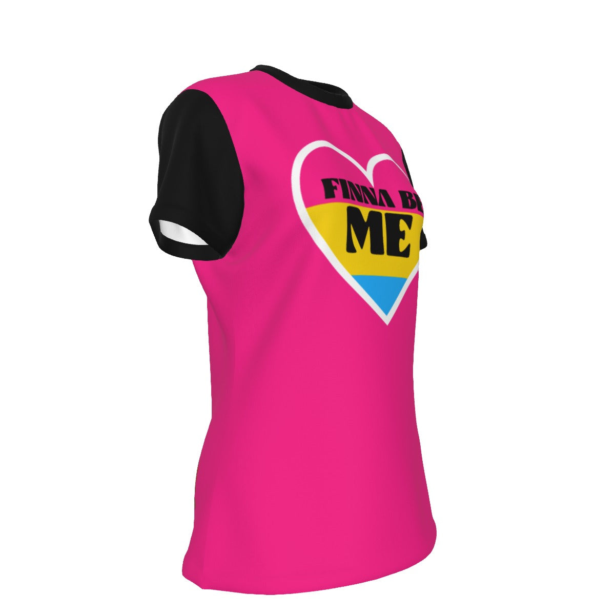 Finna Me - Pan - round neck tee - pink
