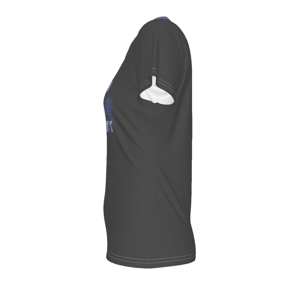 Invisible Disability - V neck tee - dark grey