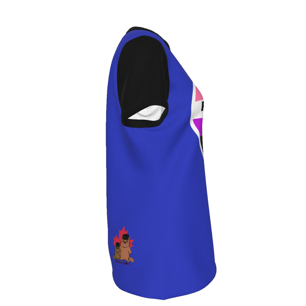 Finna Me - Genderfluid - blue round neck