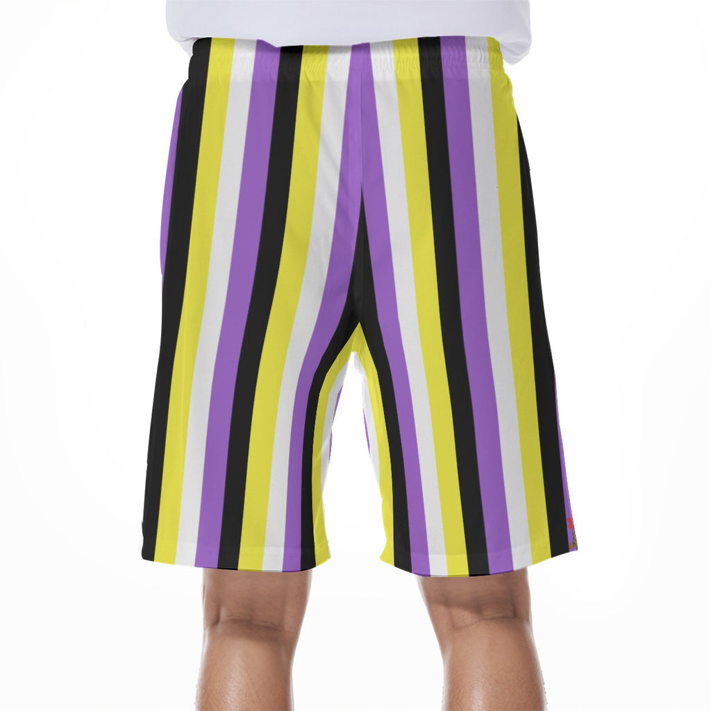 Pride - Non Binary - Men's beach shorts