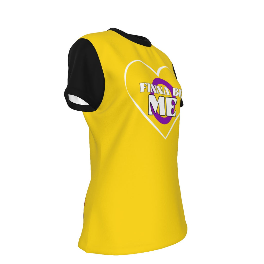 Finna Me - Intersex - round neck tee - yellow