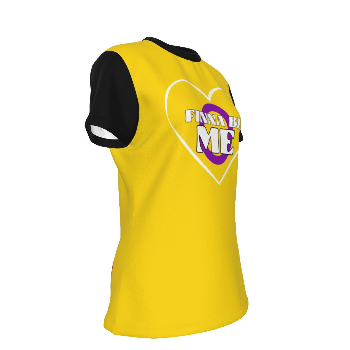 Finna Me - Intersex - round neck tee - yellow