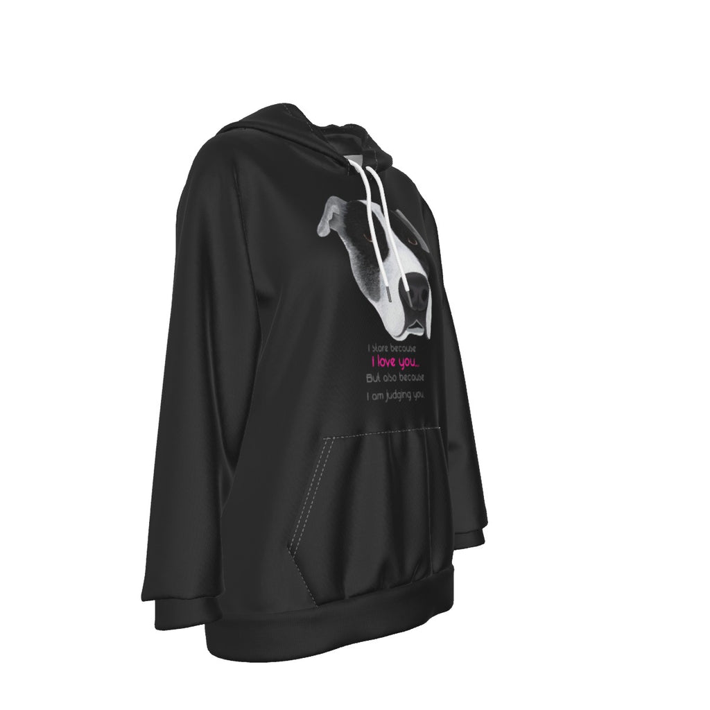 Hoodie - Kya - dog - black