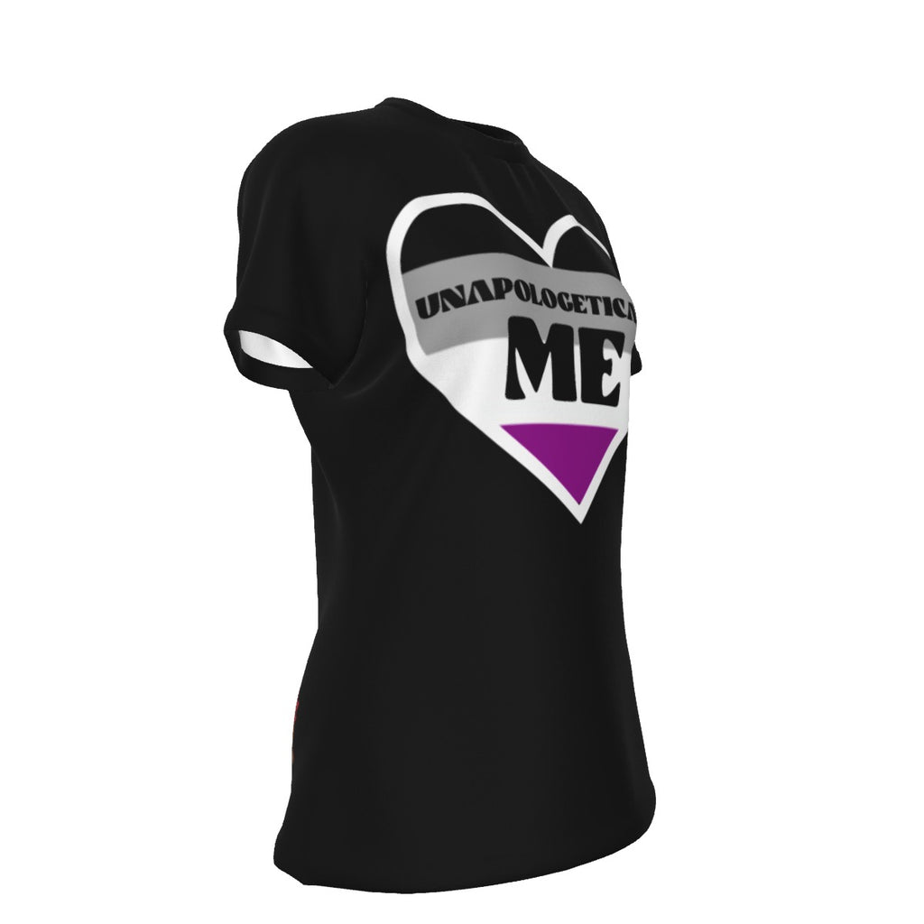 Pride - Asexual - round neck tee - black
