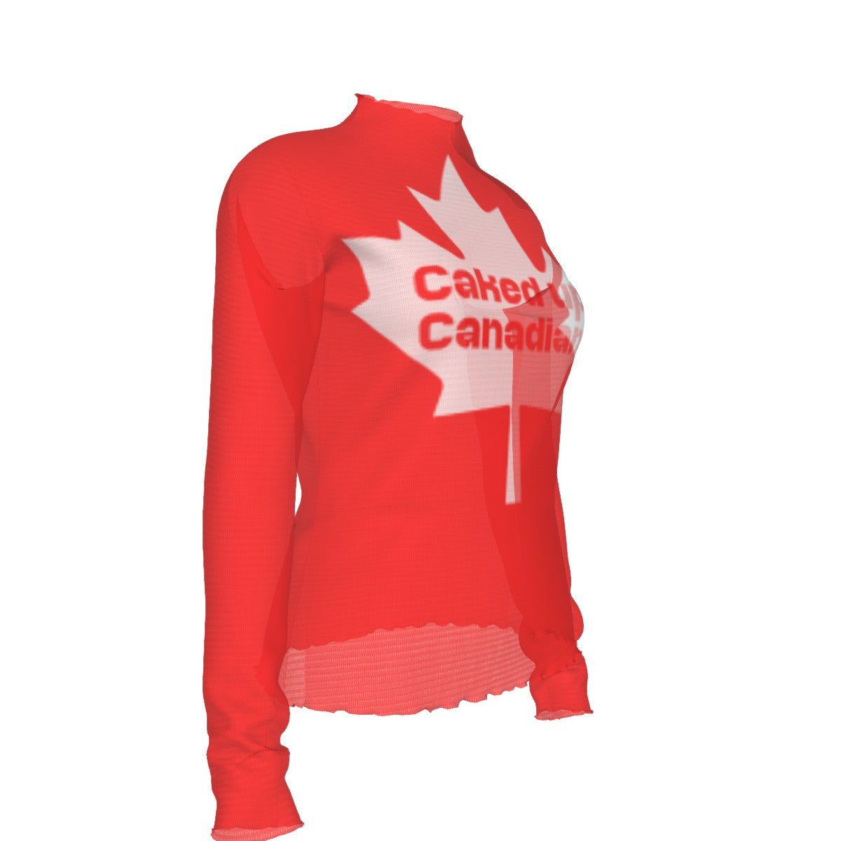 Caked Up Canadian - mesh - red