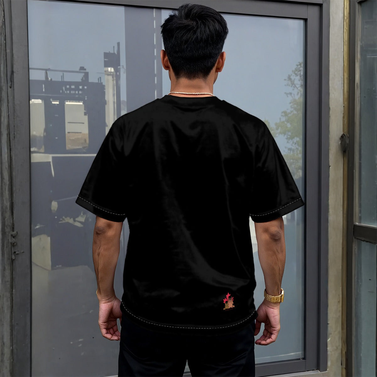 Finna Me - POC Pride - Unisex drop shoulder tee - black