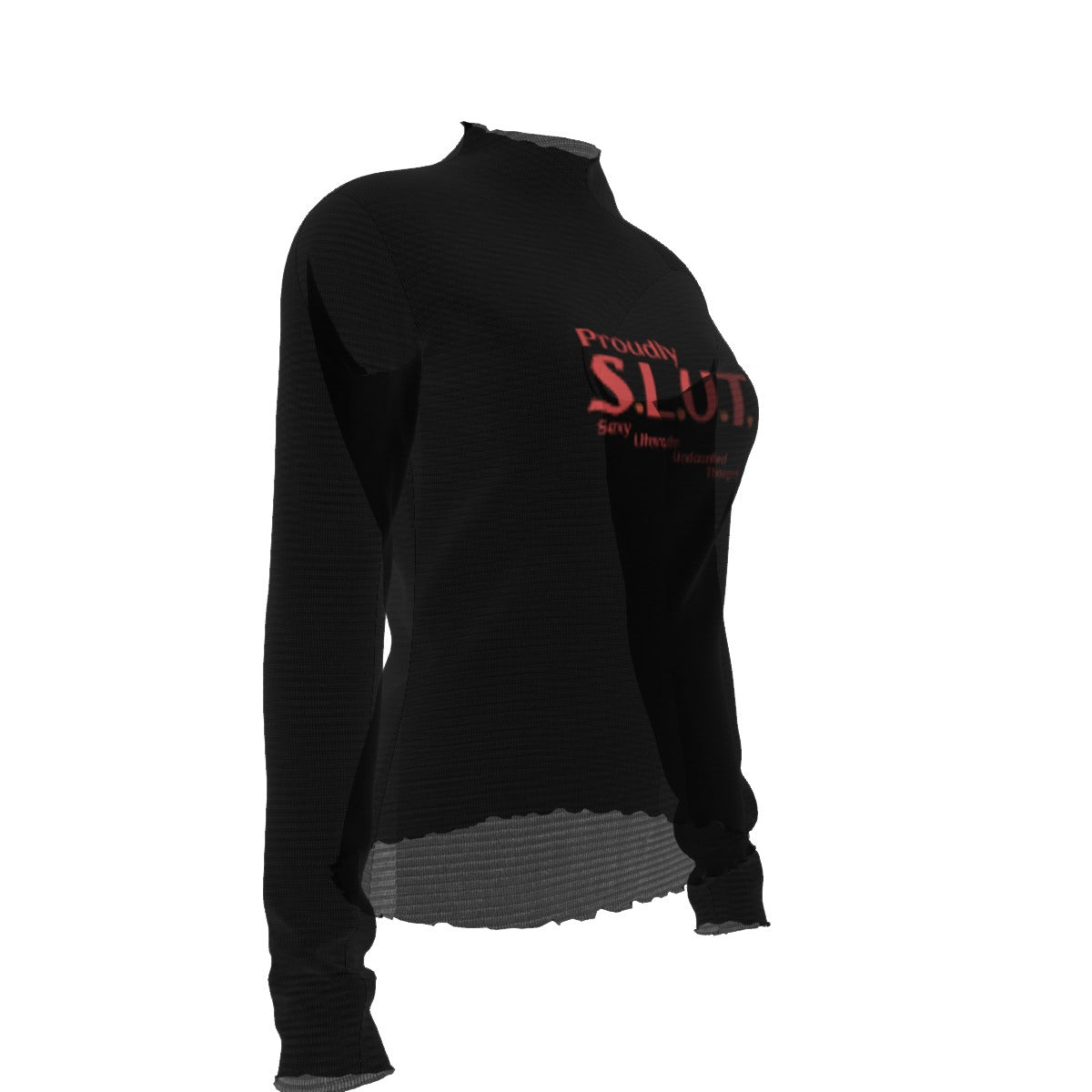 S.L.U.T. - mesh - black