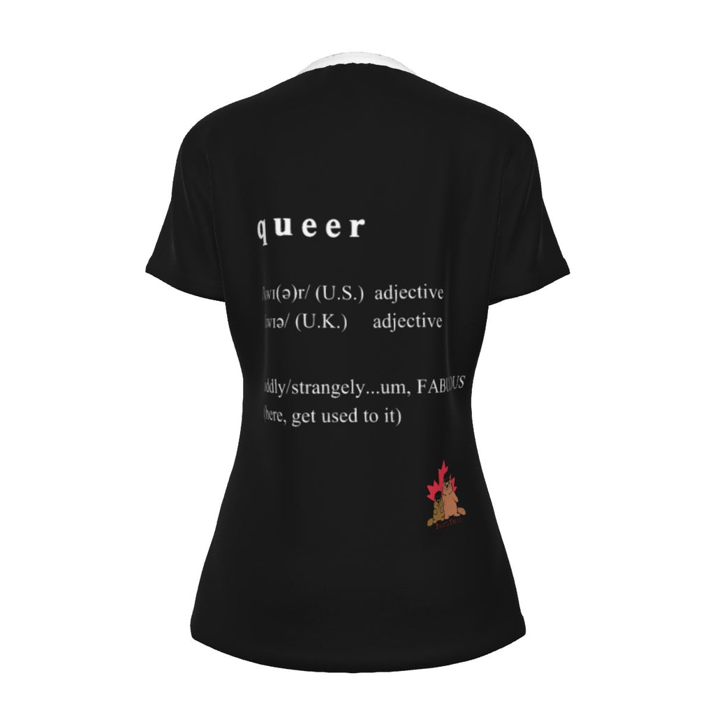 Pride - Rainbow - round neck tee - black