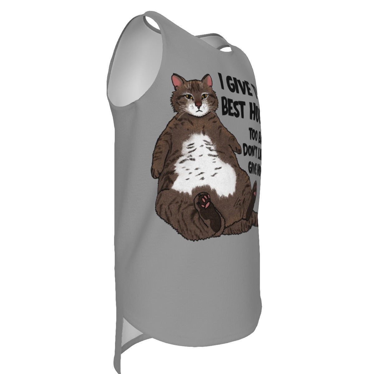 Jeffy Cat - Men's Long Tank - grey