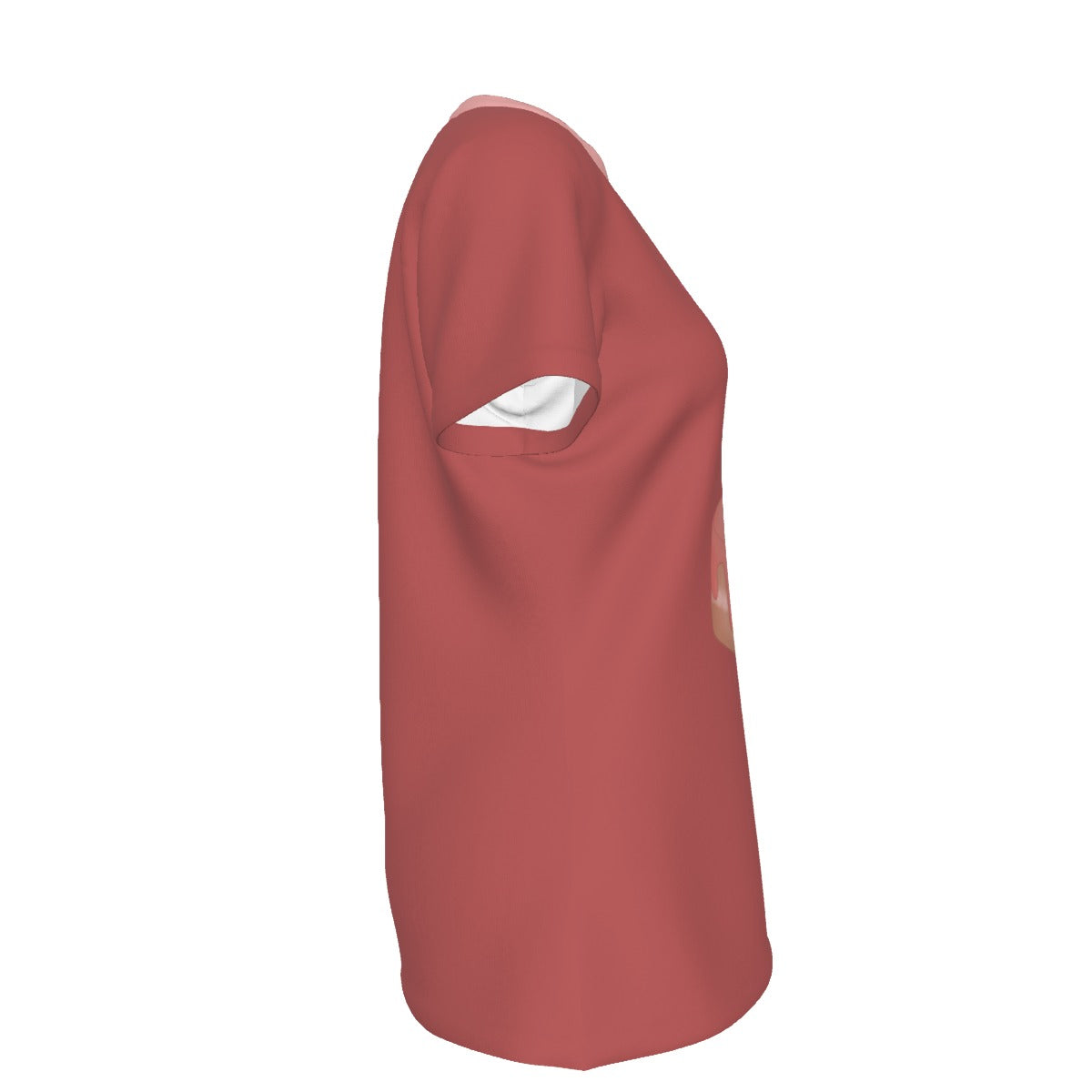 Serving the Cake - salmon - round neck