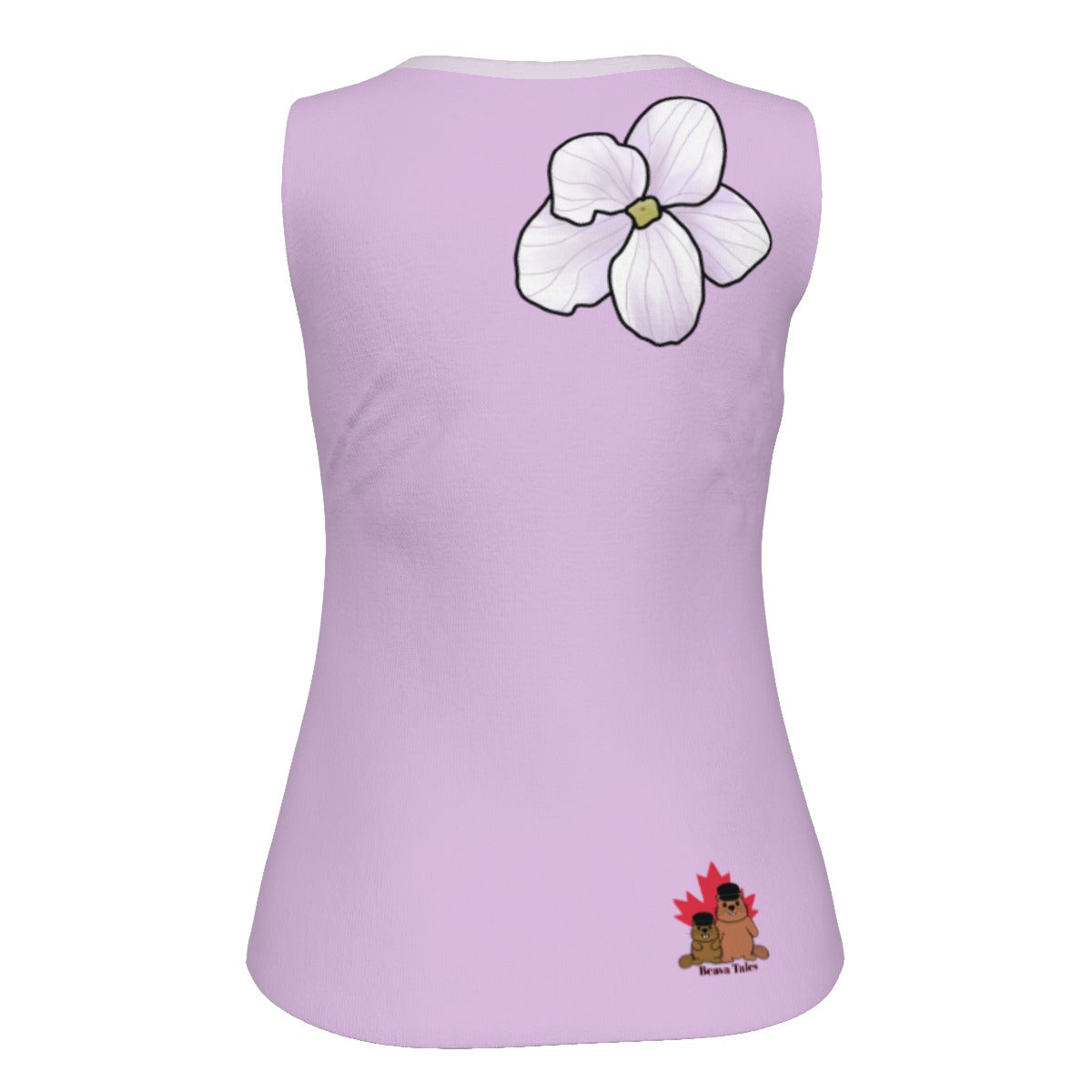 Nova Scotia Mayflower - U neck tank - light lilac