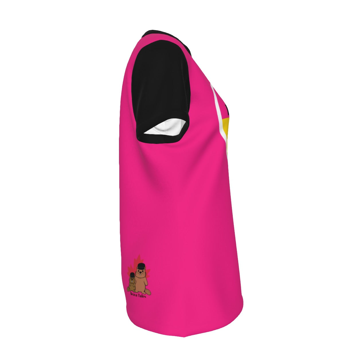 Finna Me - Pan - round neck tee - pink