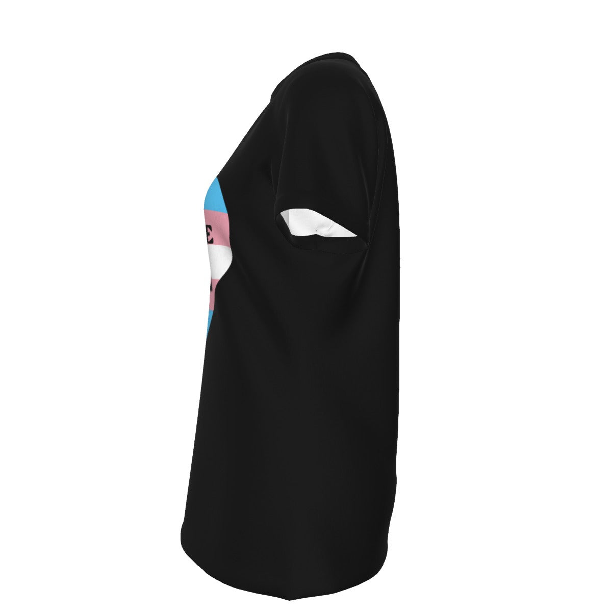 Finna Me - Trans - round neck tee - black