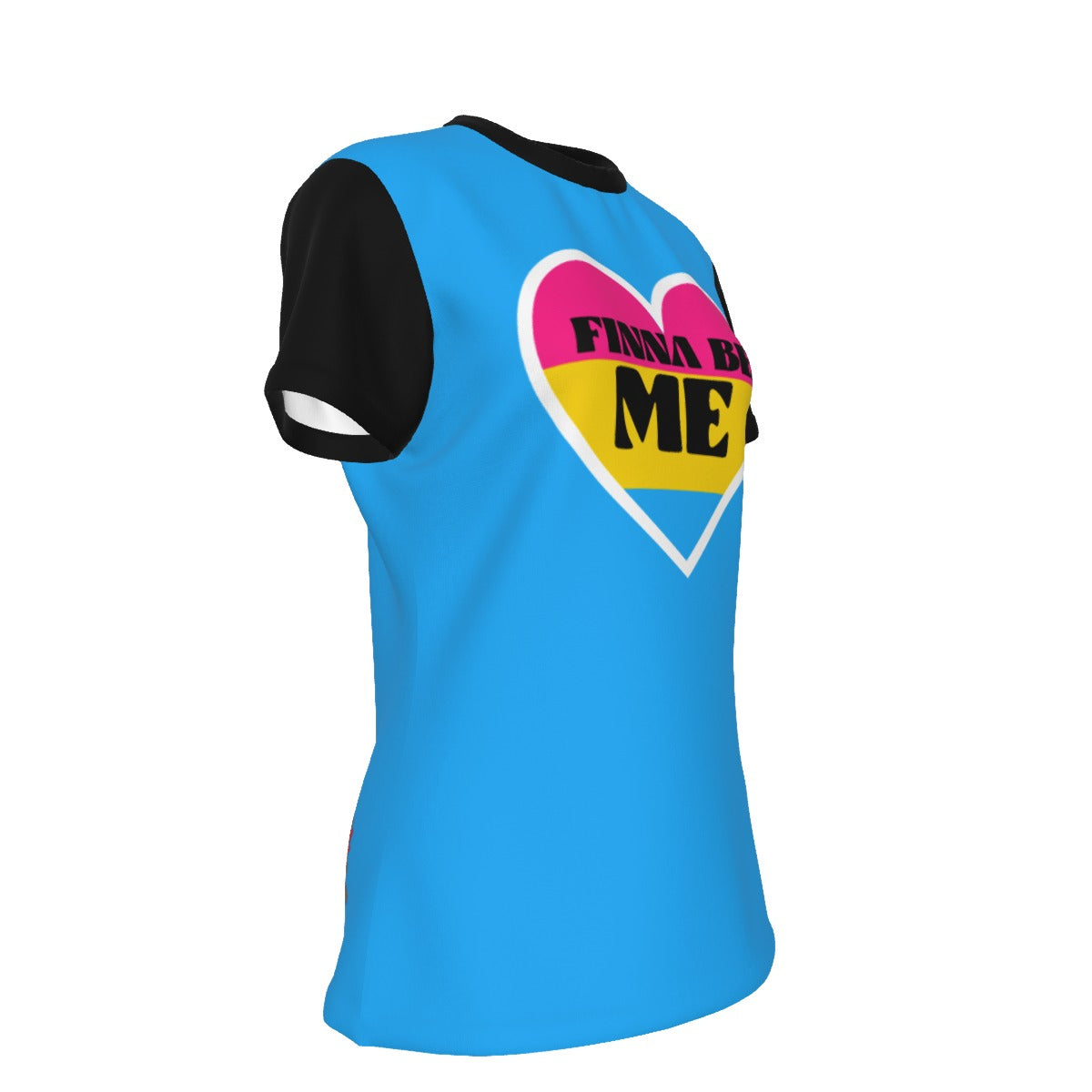 Finna Me - Pan - round neck tee - blue