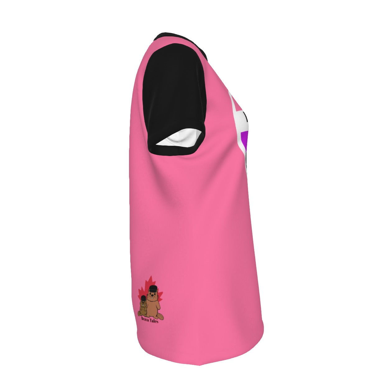 Finna Me - Gender Fluid - round neck tee - pink