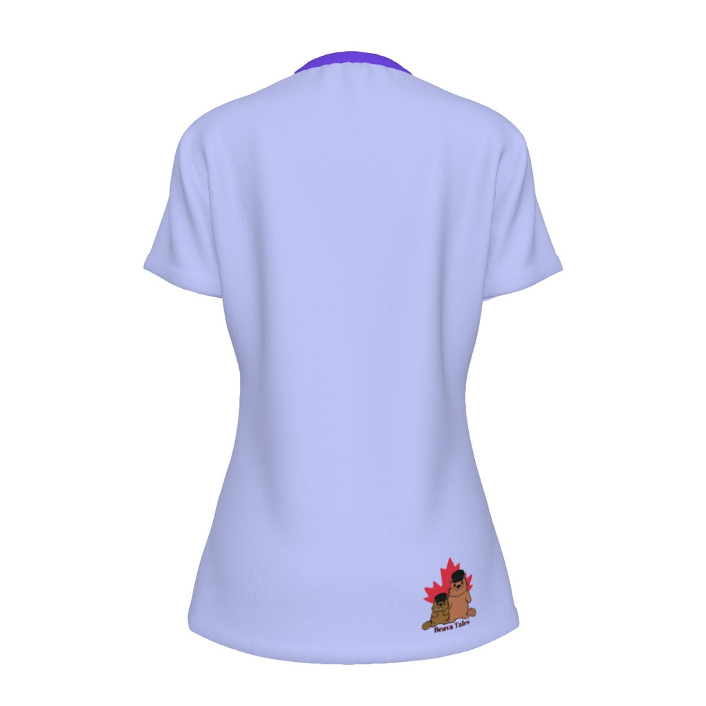 Invisible Disability - round neck - baby periwinkle