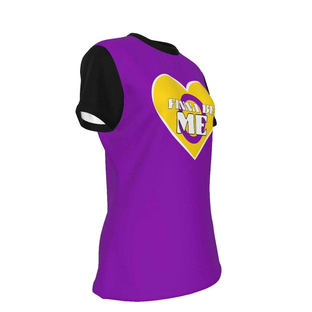 Finna Me - Intersex - round neck tee - purple