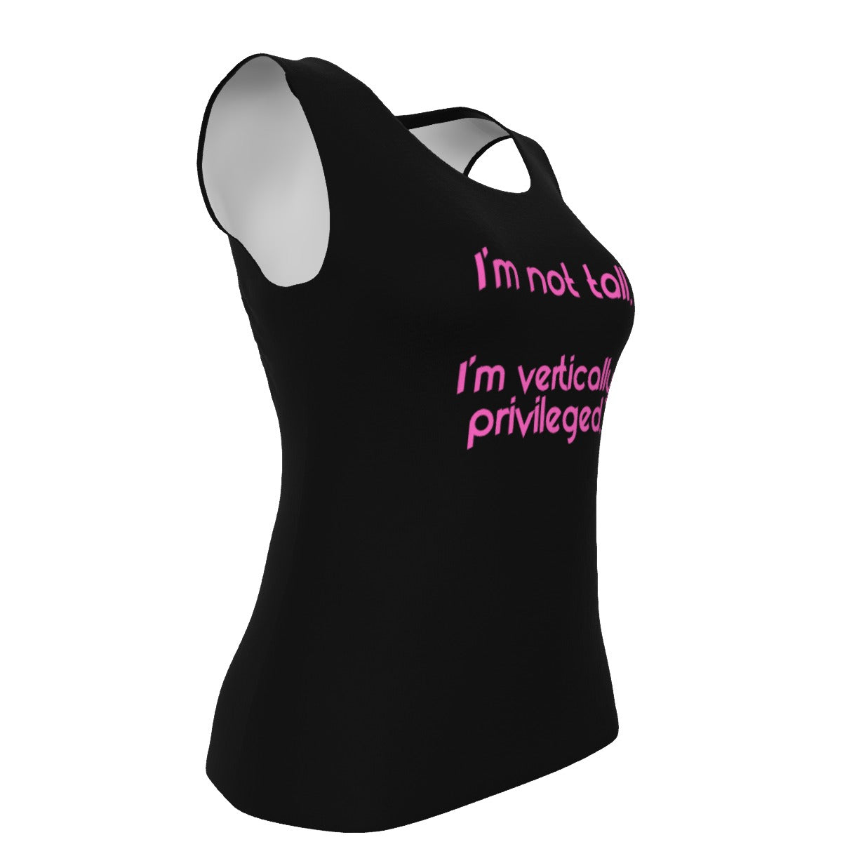 Vertically Privileged - U tank - black