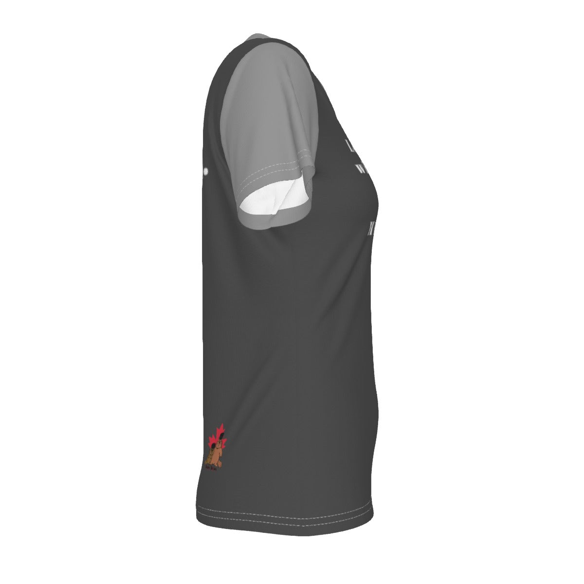 Frank - V neck tee - grey
