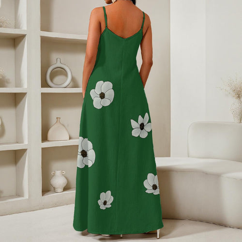BC Dogwood - V neck maxi dress - green