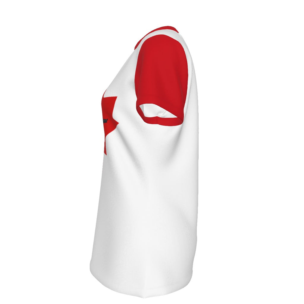 Canadiana - Talk to Me, Moose - white - round neck