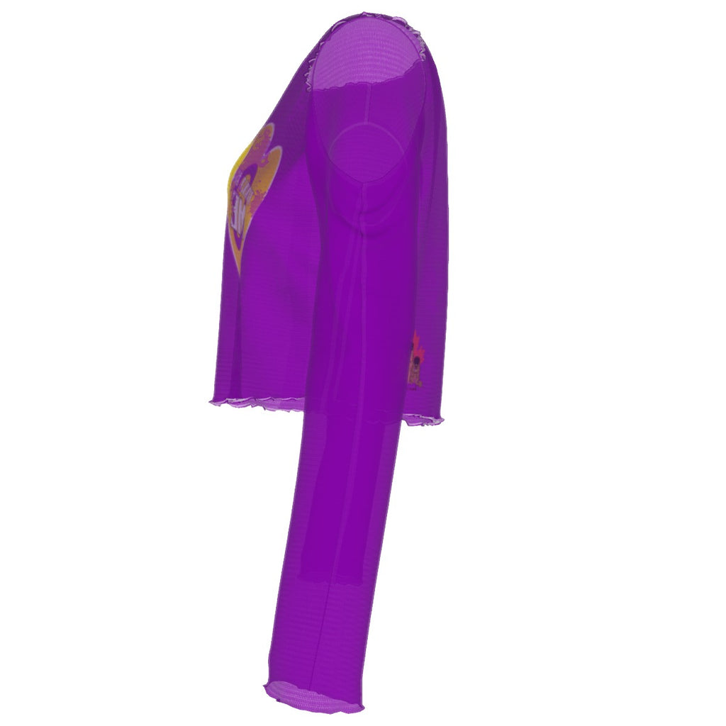 Finna Me - Intersex - mesh crop - purple