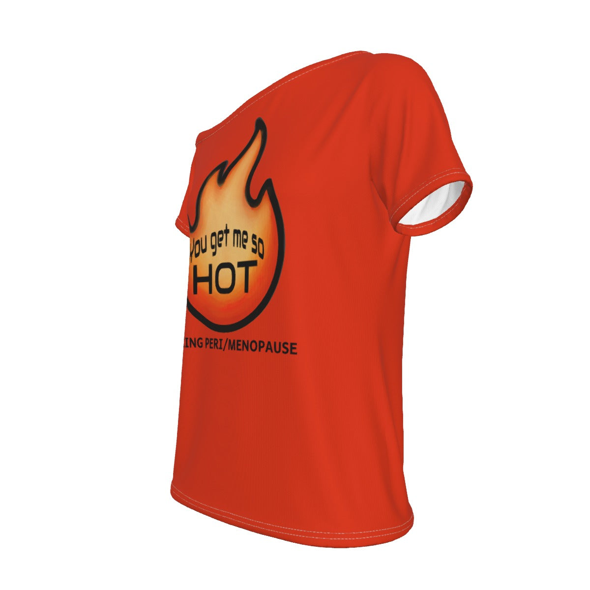 Hot - Perimenopause/Menopause - off shoulder - orange