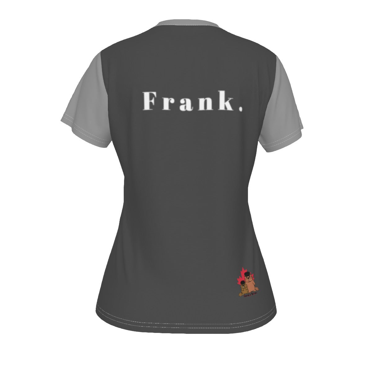 Frank - V neck tee - grey