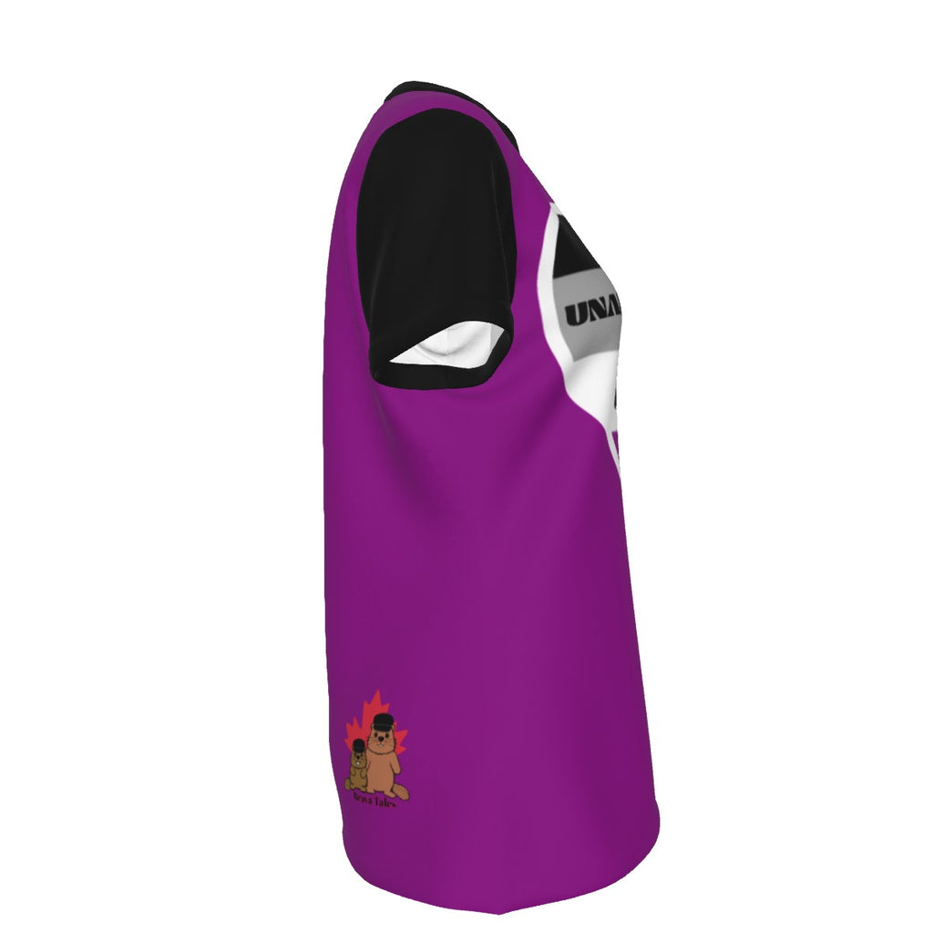 Pride - Asexual - round neck tee - purple