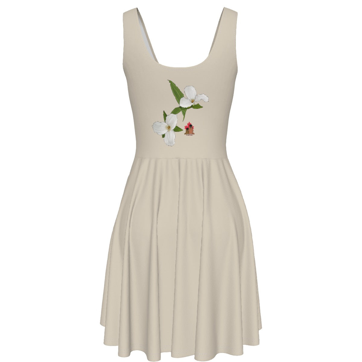 Trash Princess - tank vest dress - tan