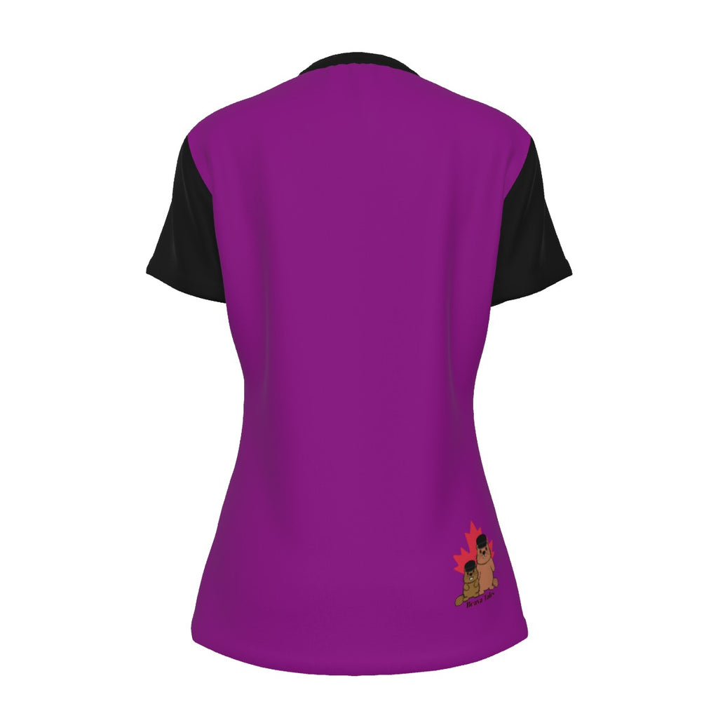Pride - Asexual - round neck tee - purple