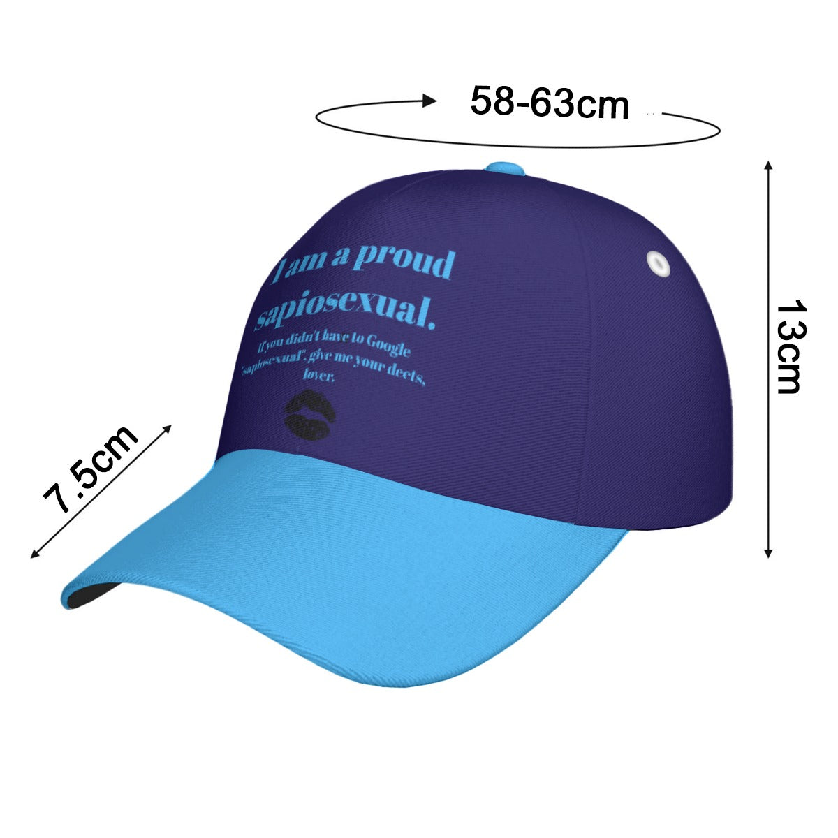 Sapiosexual - baseball cap - navy