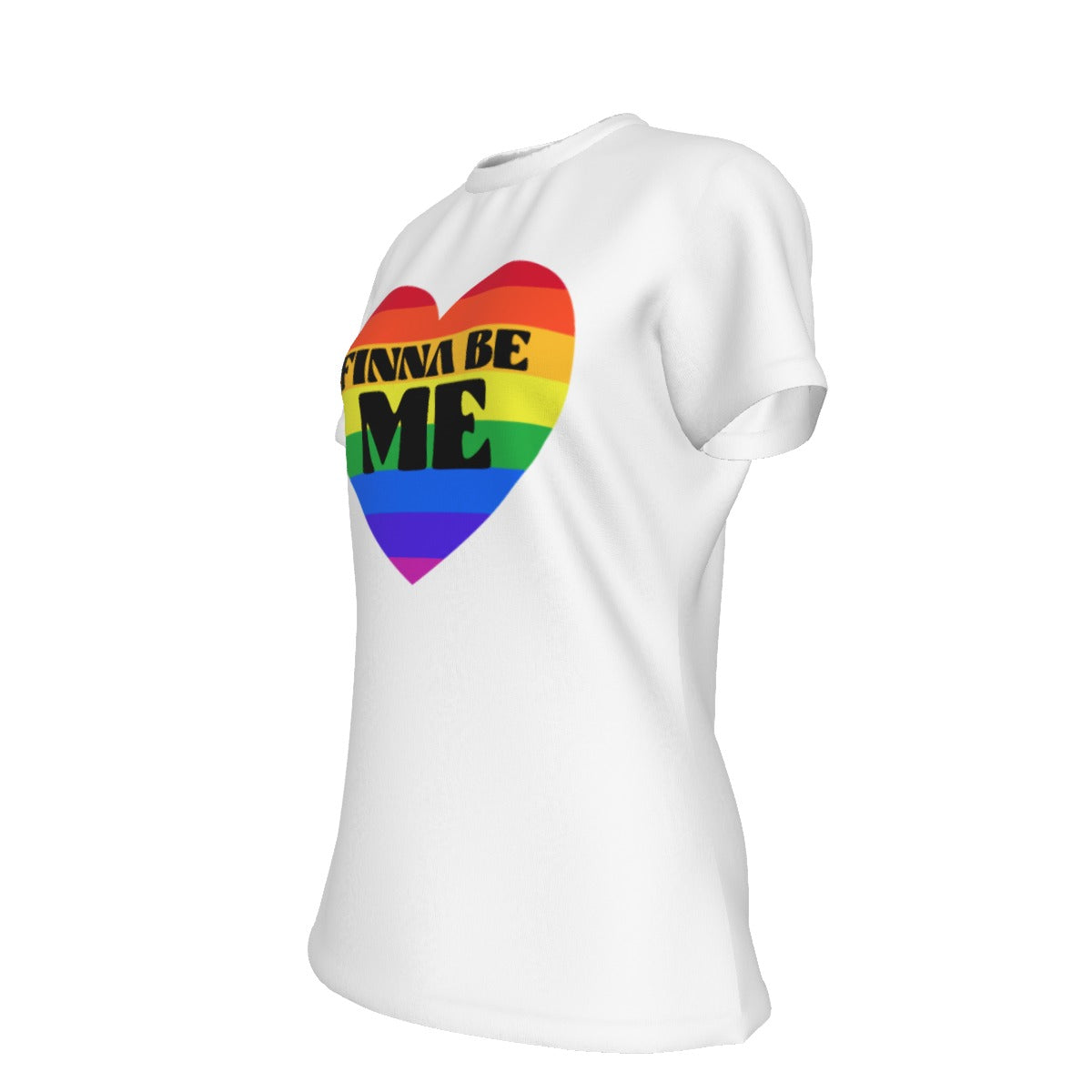 Me (rainbow) - white - women's T