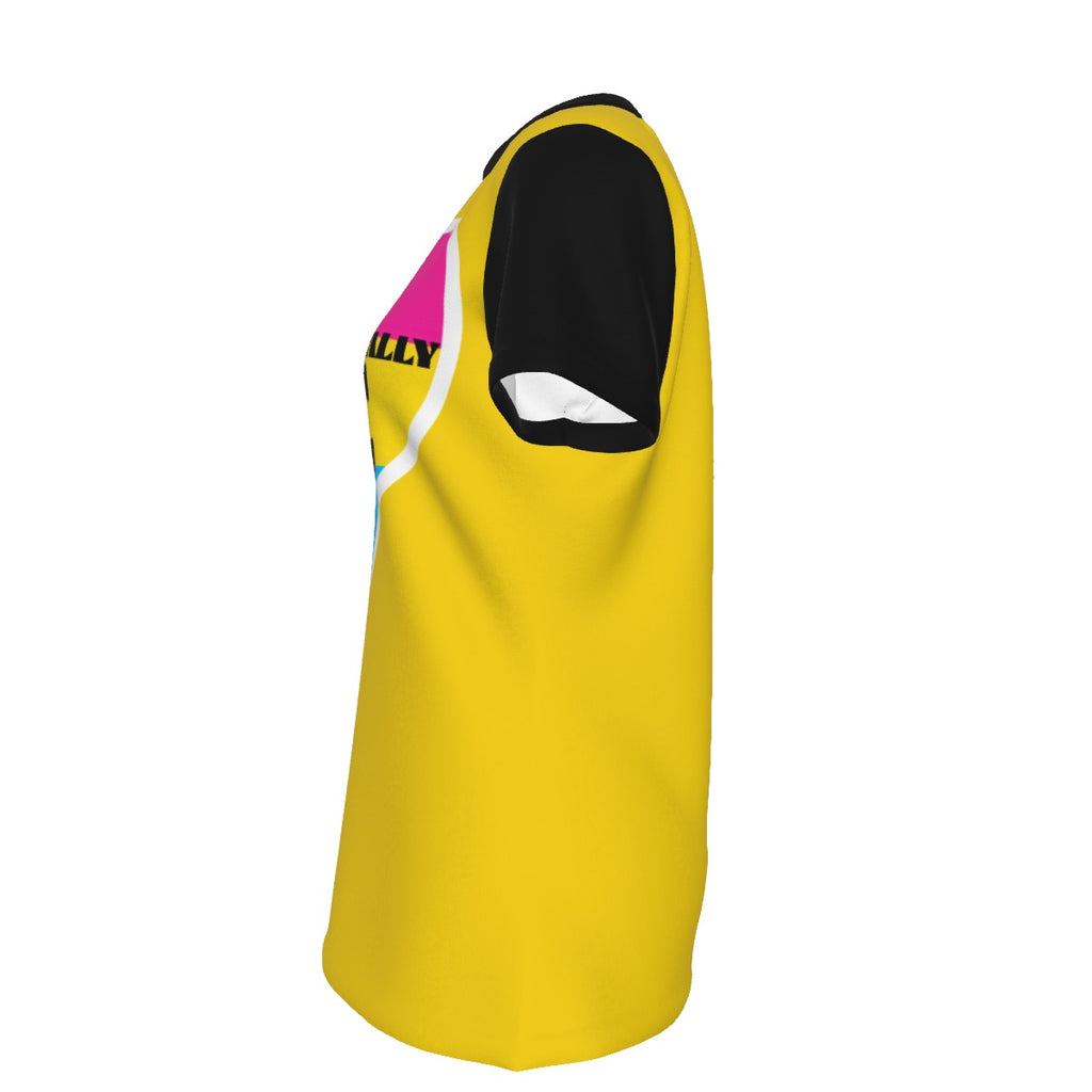 Pride - Pan - round neck tee - yellow
